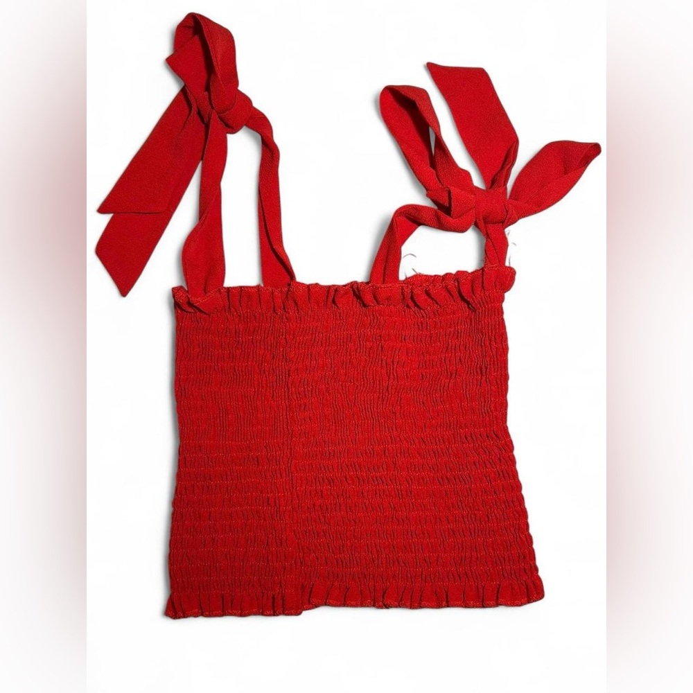 Boutique red crop top